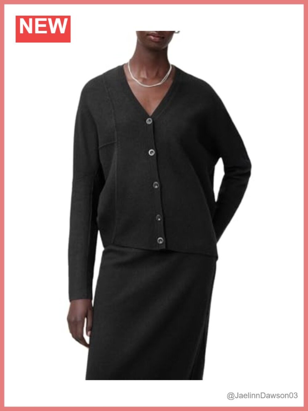 AllSaints Antonia Cardigan Long Sleeve Pull On Regular Fit